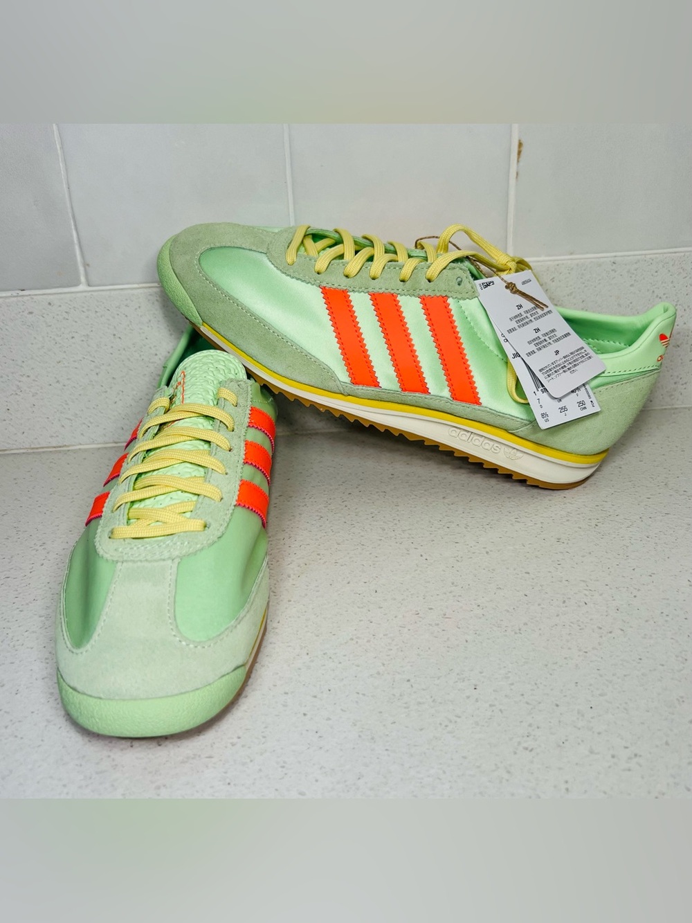 Adidas SL 72 OG Green Orange Sneakers Women’s 8.5 NWT